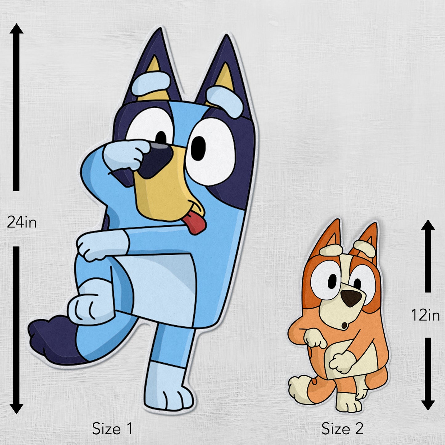 Bluey Foam Board Cutouts