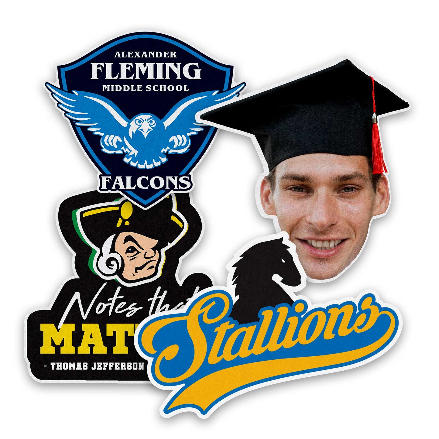 Education Big Head Cutouts