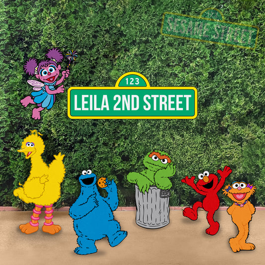 Sesame Street Foam Board Cutouts